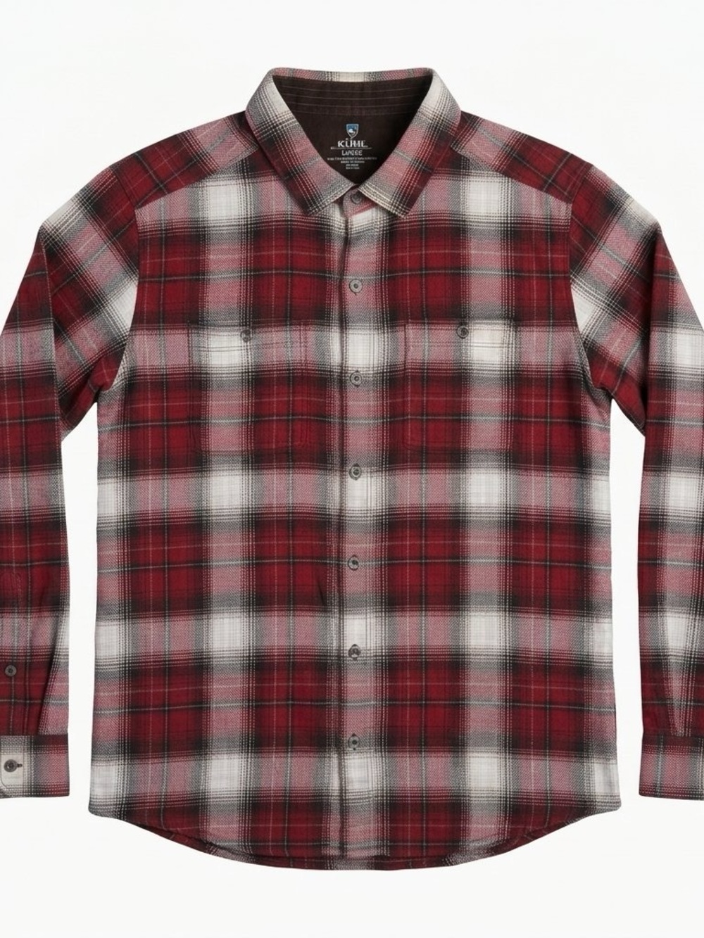 KÜHL Men's The Law Flannel Long Sleeve Shirt Size L